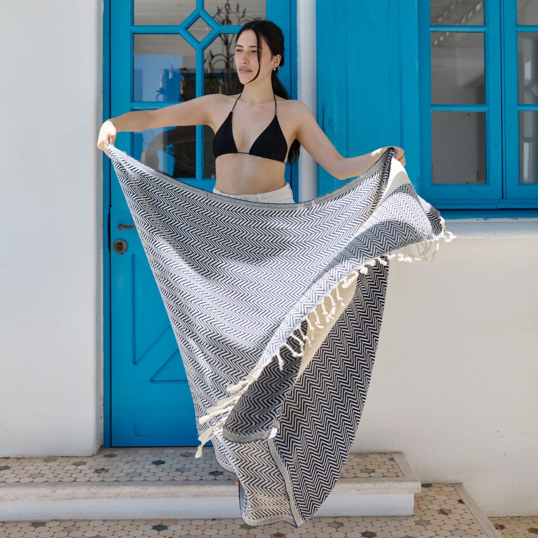 Modelo Efeso azul marino - individual