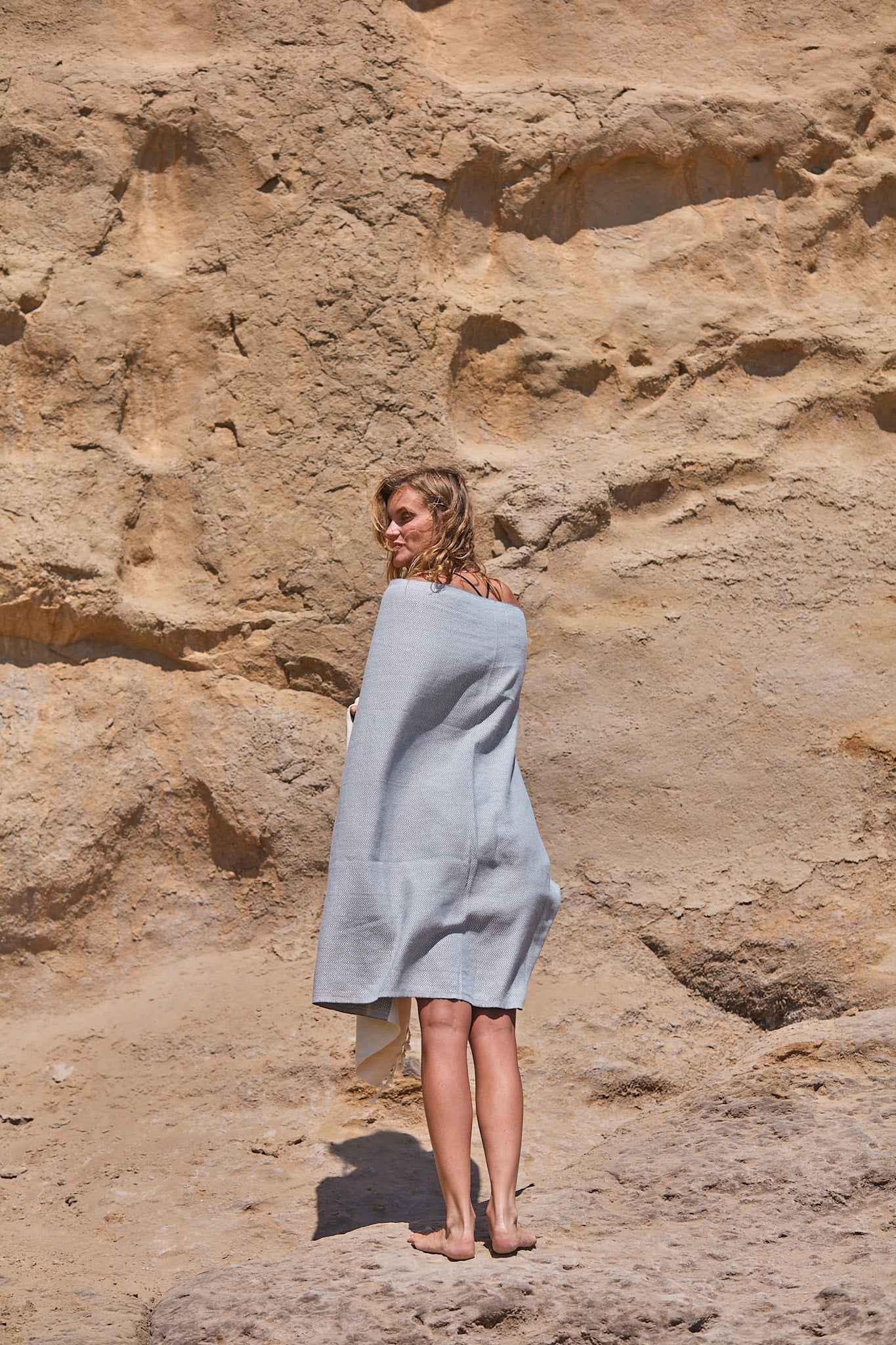 Imagen de Mantaraya, toalla turca, 100% algodón.