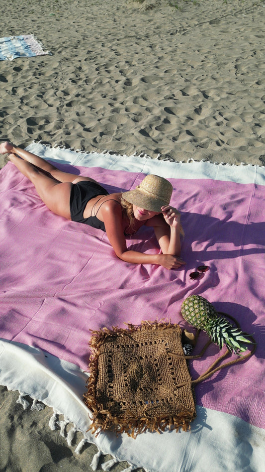 Imagen de Mantaraya, toalla turca, 100% algodón.