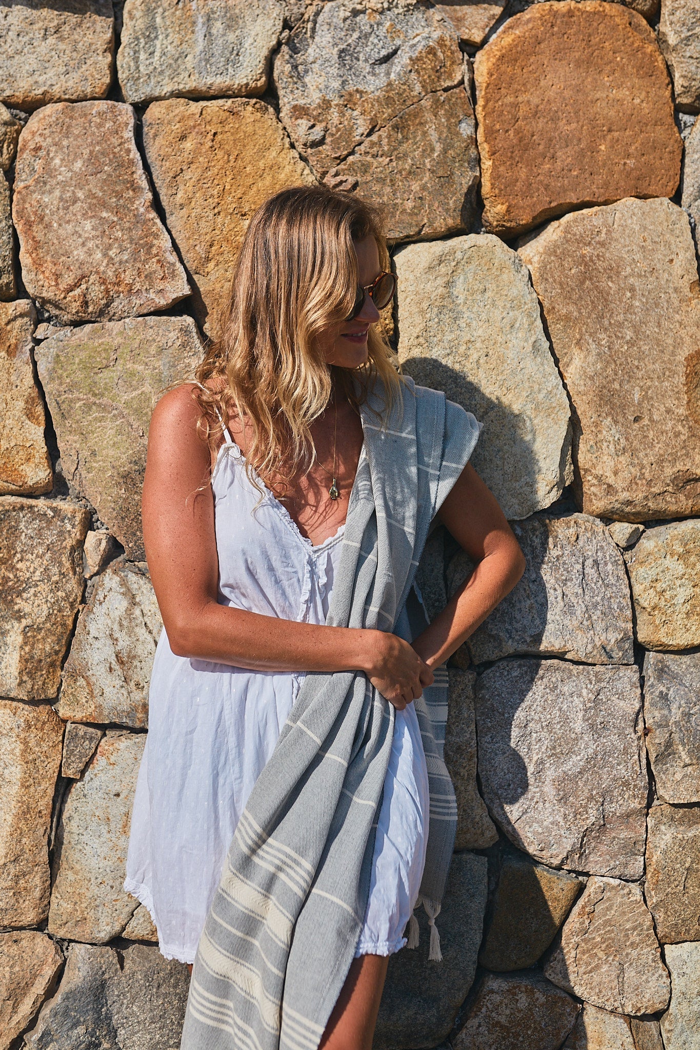 Imagen de Mantaraya, toalla turca, 100% algodón.