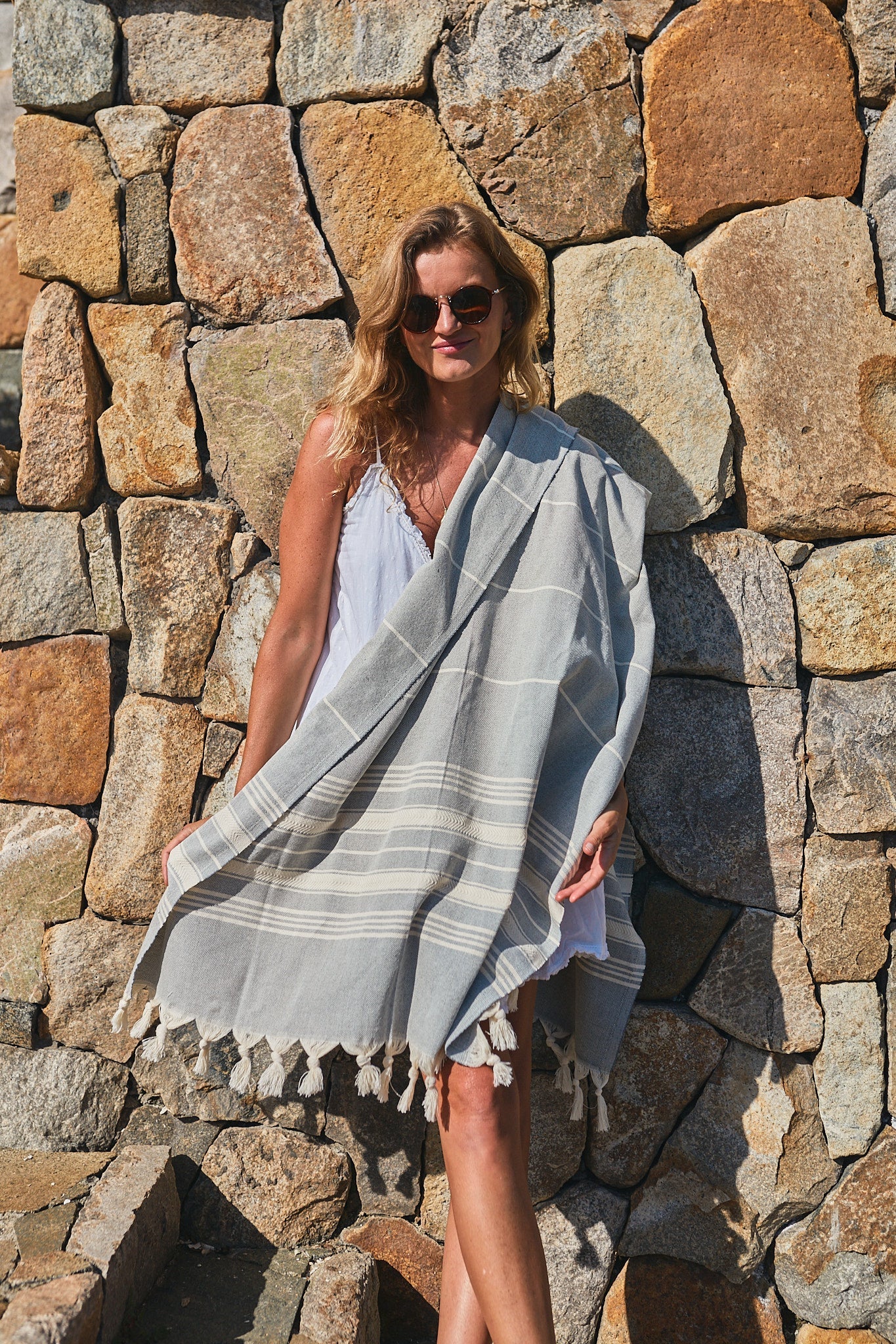 Imagen de Mantaraya, toalla turca, 100% algodón.