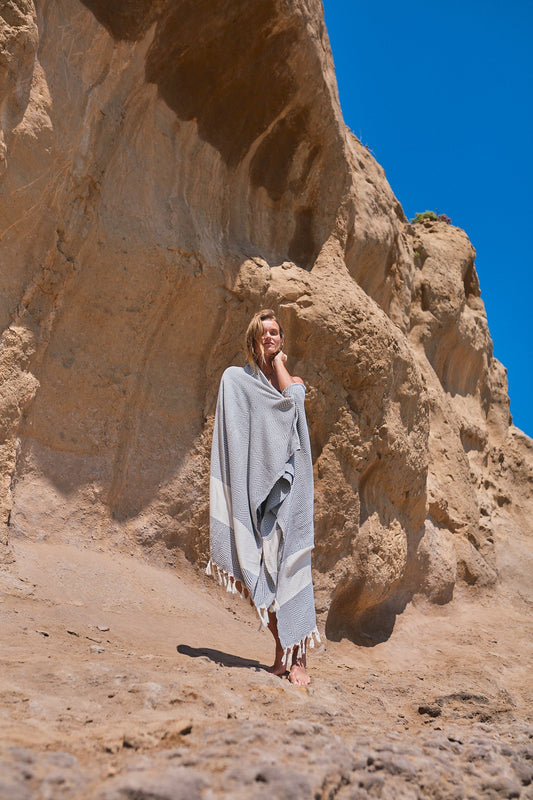 Imagen de Mantaraya, toalla turca, 100% algodón.