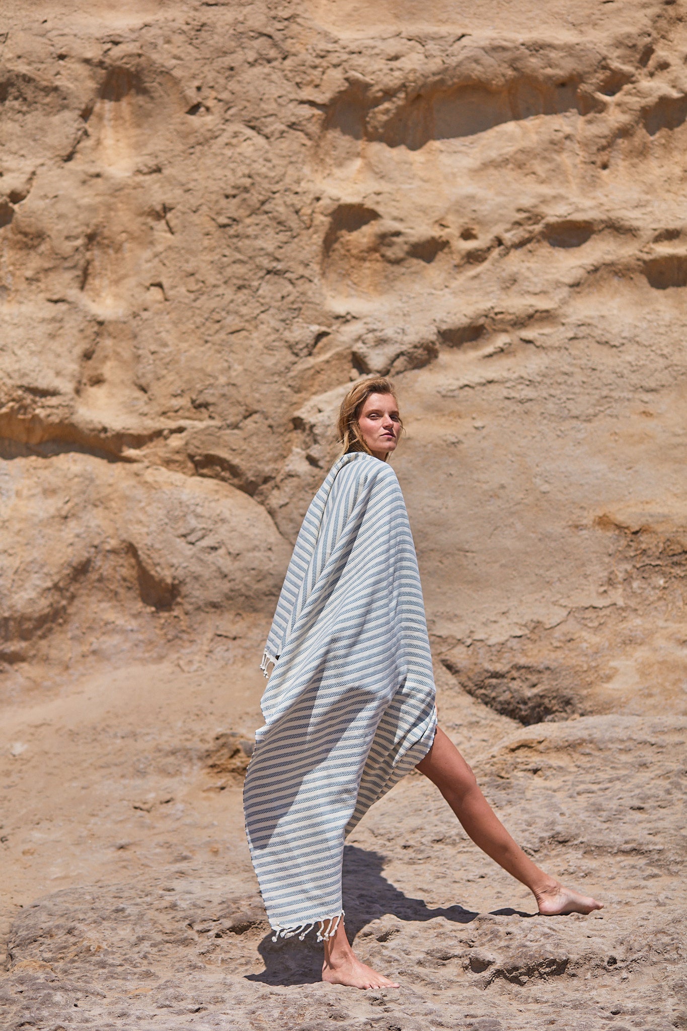 Imagen de Mantaraya, toalla turca, 100% algodón.