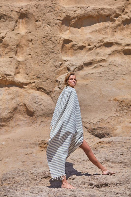 Imagen de Mantaraya, toalla turca, 100% algodón.