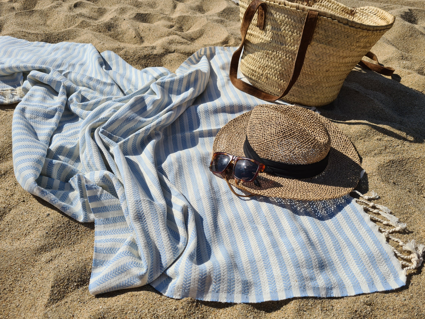 Imagen de Mantaraya, toalla turca, 100% algodón.