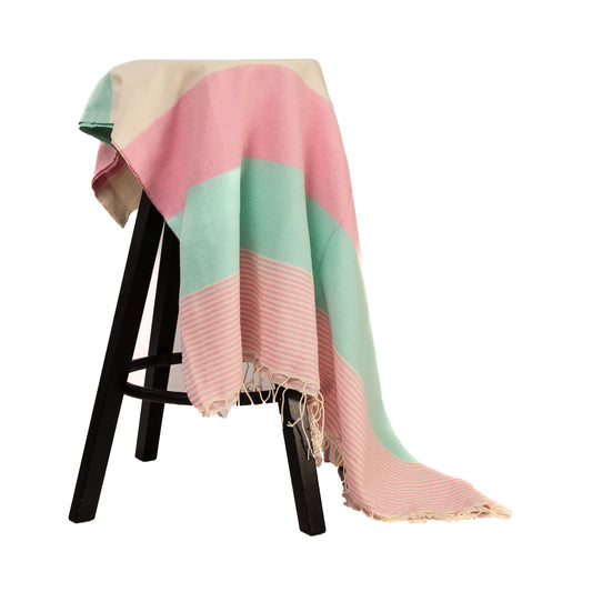 Galata Rosado Verde Agua - Individual