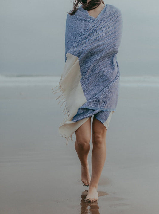 Imagen de Mantaraya, toalla turca, 100% algodón.