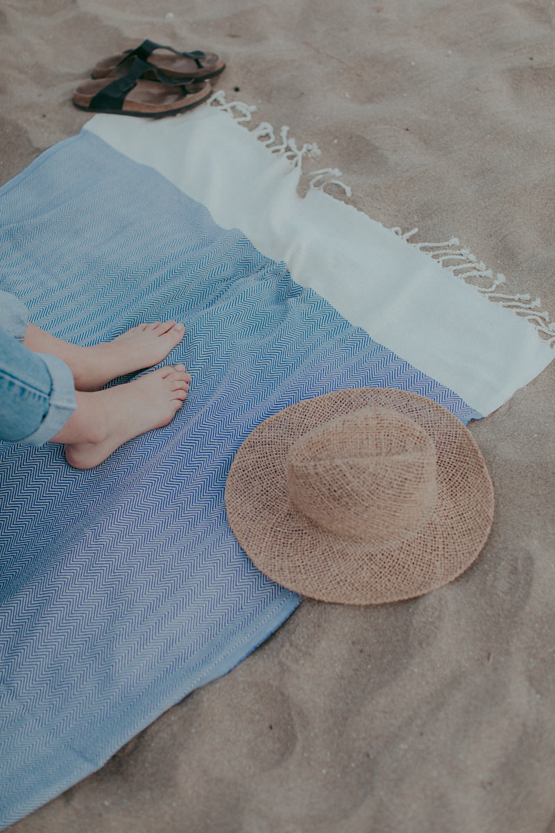 Imagen de Mantaraya, toalla turca, 100% algodón.