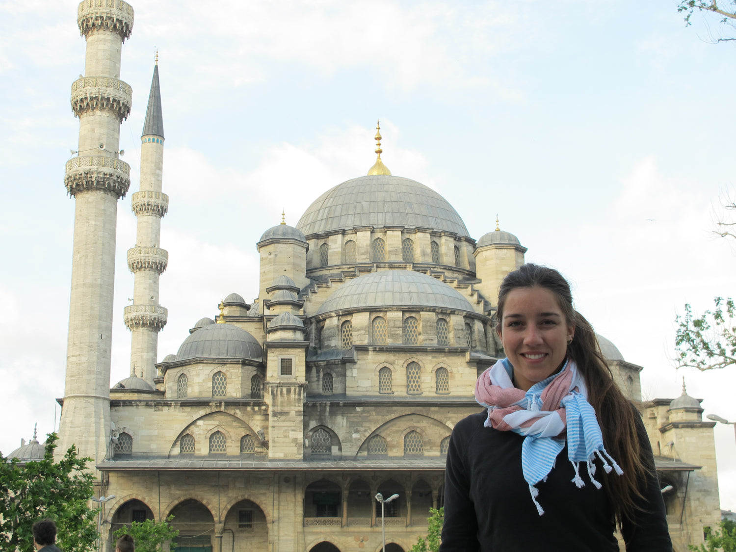 Mi primera toalla turca o Mantaraya en Estambul frente a la Mezquita Azul