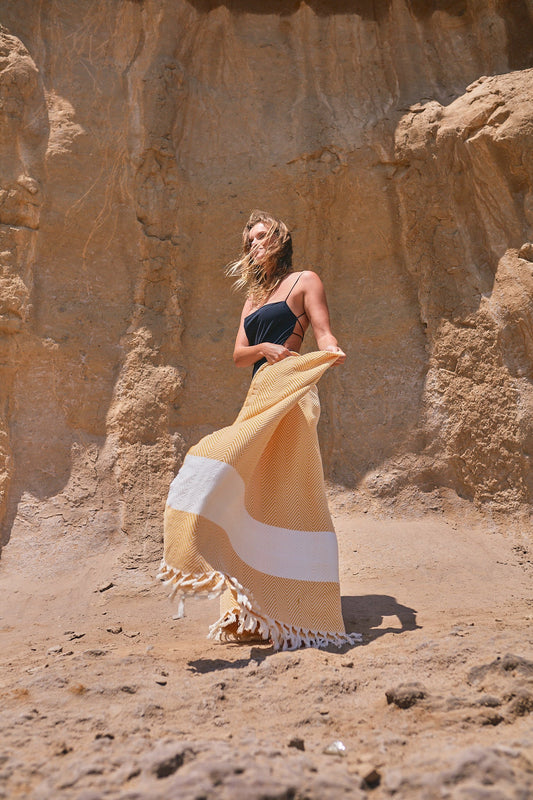 Imagen de Mantaraya, toalla turca, 100% algodón. 