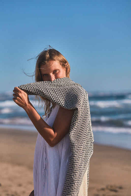 Imagen de Mantaraya, toalla turca, 100% algodón. 